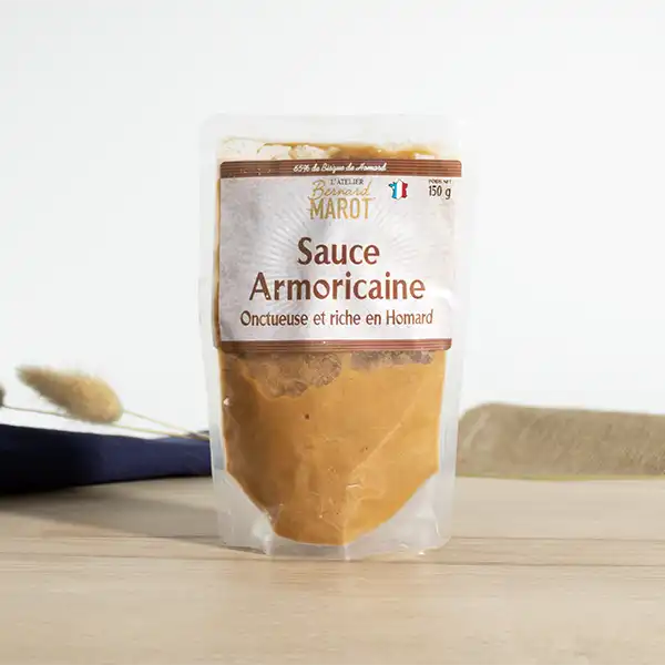 Sauce Armoricaine élaborée par L'Atelier Bernard Marot et vendue par La Criée d'à Côté